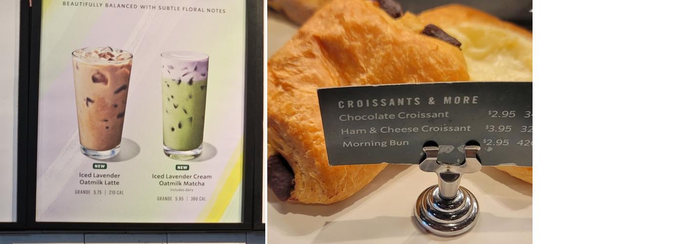 Starbucks Menu