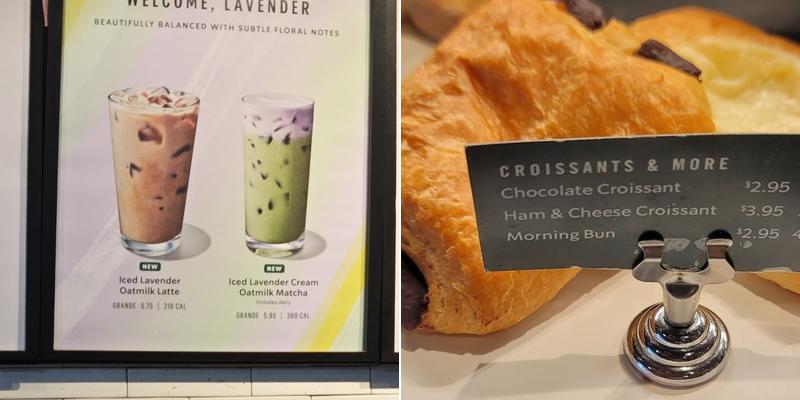 Starbucks Menu