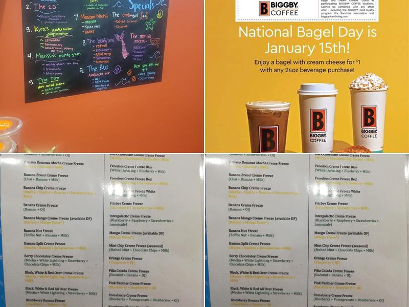 Biggby Coffee Menu