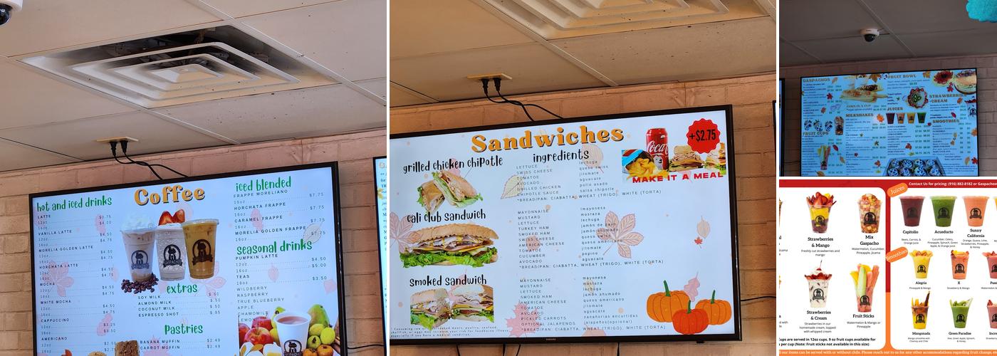 Gaspachos Menu