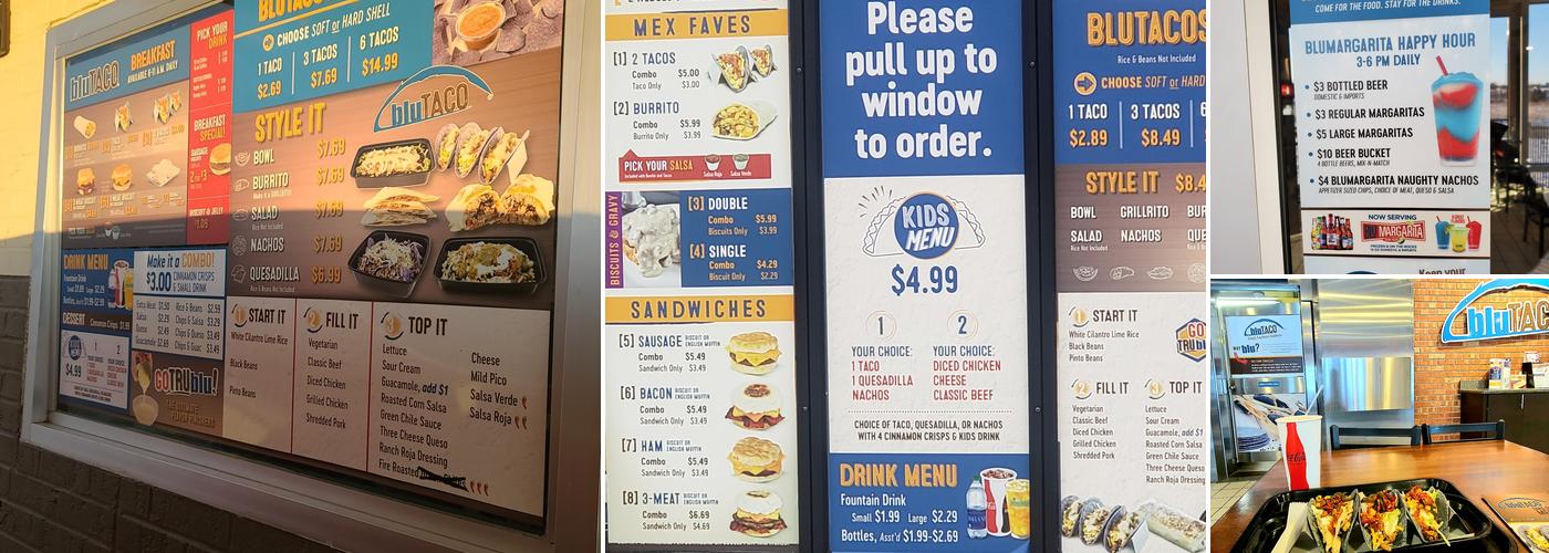 BluTaco Menu
