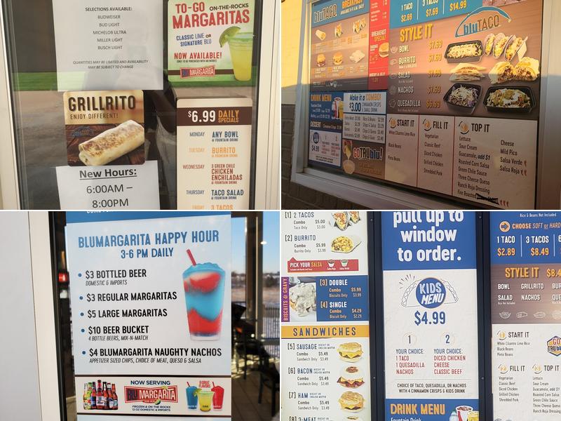 BluTaco Menu