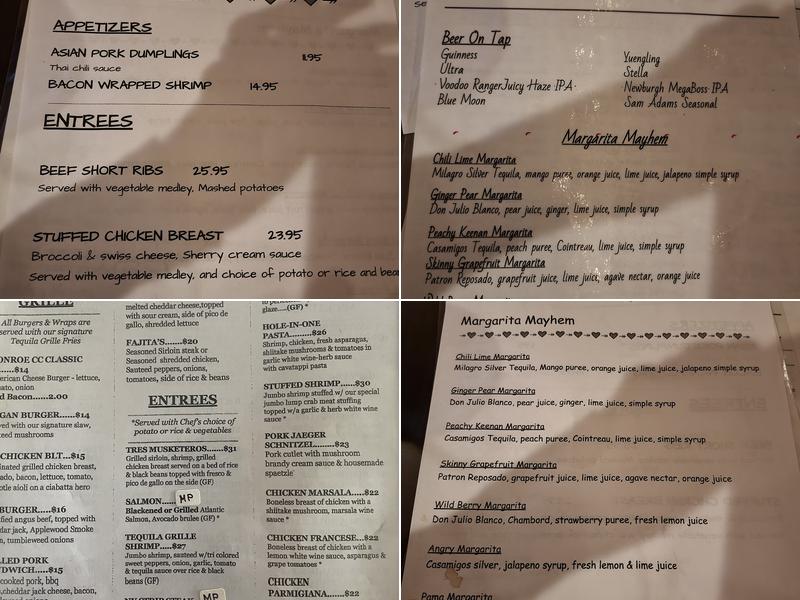 Tequila Grille Menu