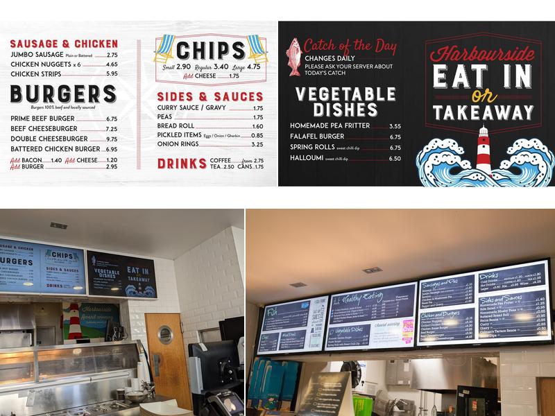 Harbourside Fish and Chips Menu