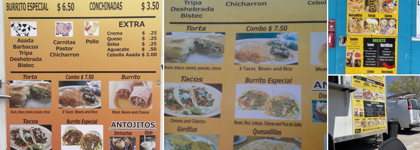Tacos la Pasadita Menu