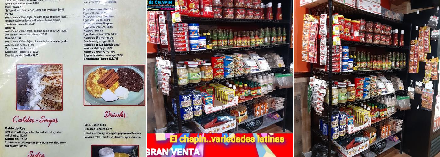 El Chapin Menu