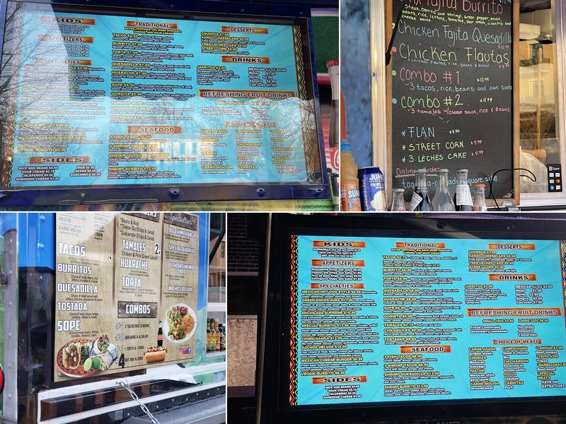Taquería Doblado Menu