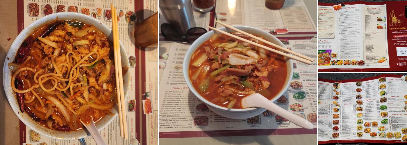 Szechuwan Garden Menu
