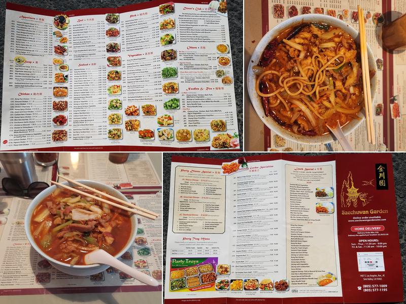 Szechuwan Garden Menu