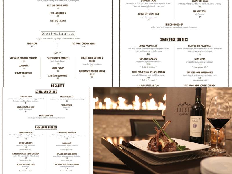Fireside Grille Menu