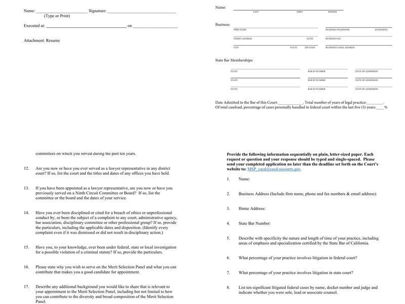 Ronald Reagan Federal Building and United States Courthouse Menu