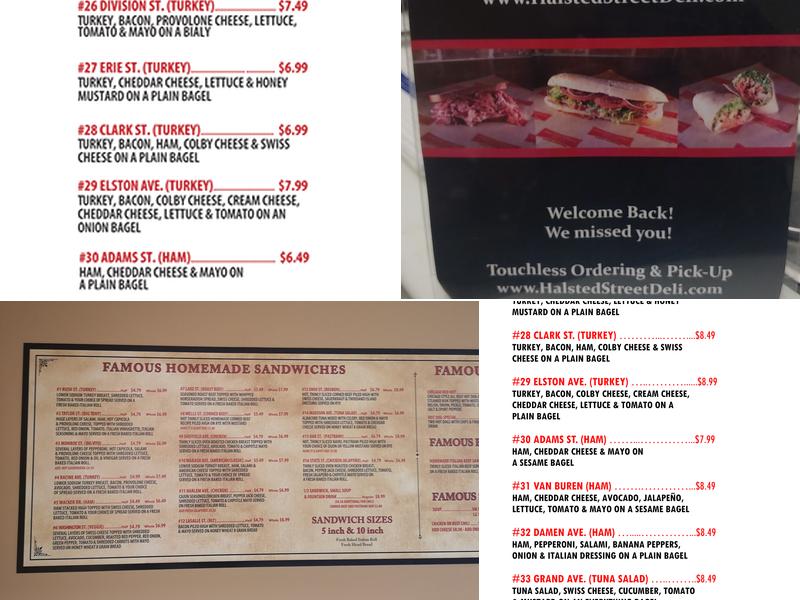 Halsted Street Deli Menu