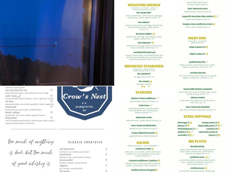 Landmark Inn Menu