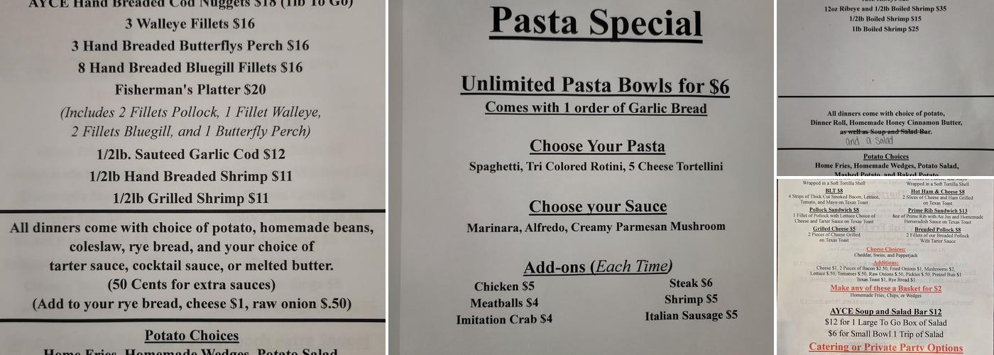 Article 15 Bar & Grill Menu