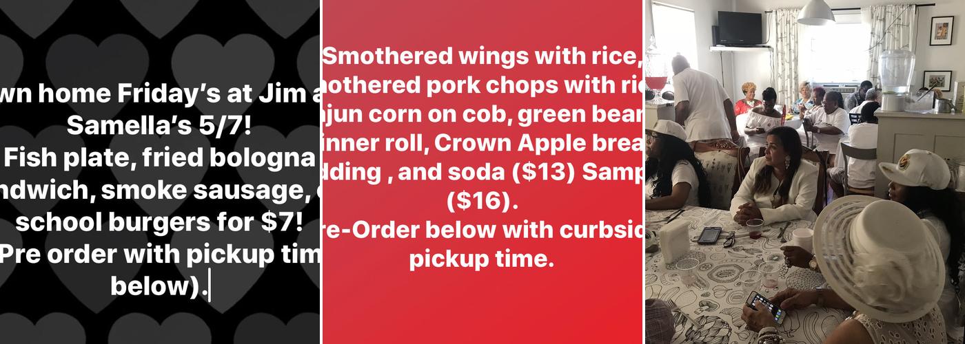 Jim & Samella's Restaurant Menu