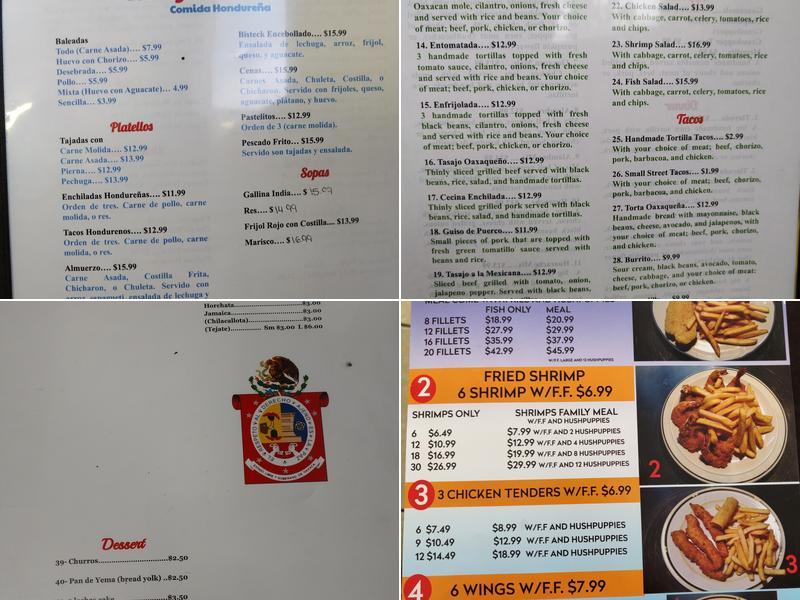Ruby Restaurant Menu