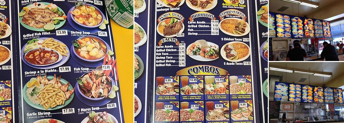 7 MARES Express Menu