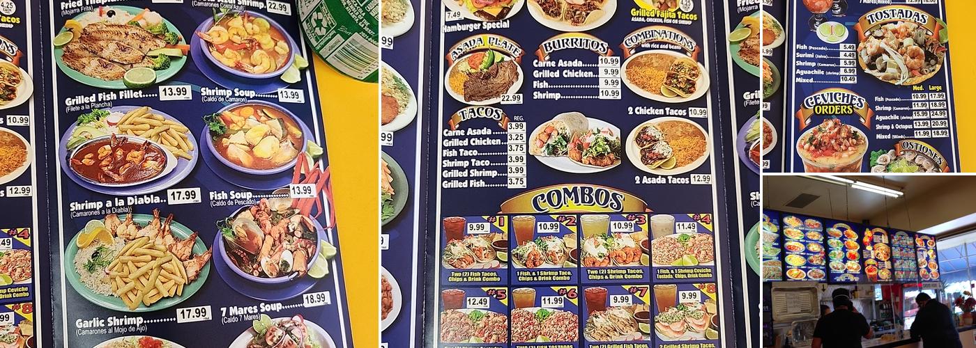 7 MARES Express Menu