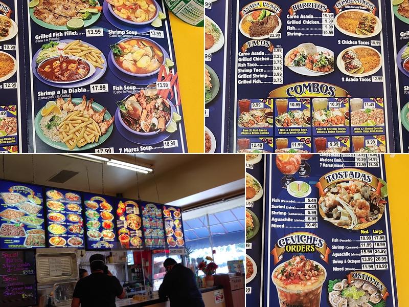 7 MARES Express Menu