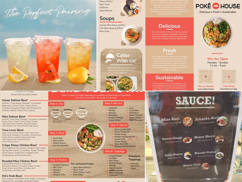 Poke House Menu