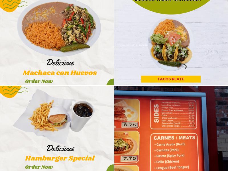 Taqueria El Rey #4 Menu