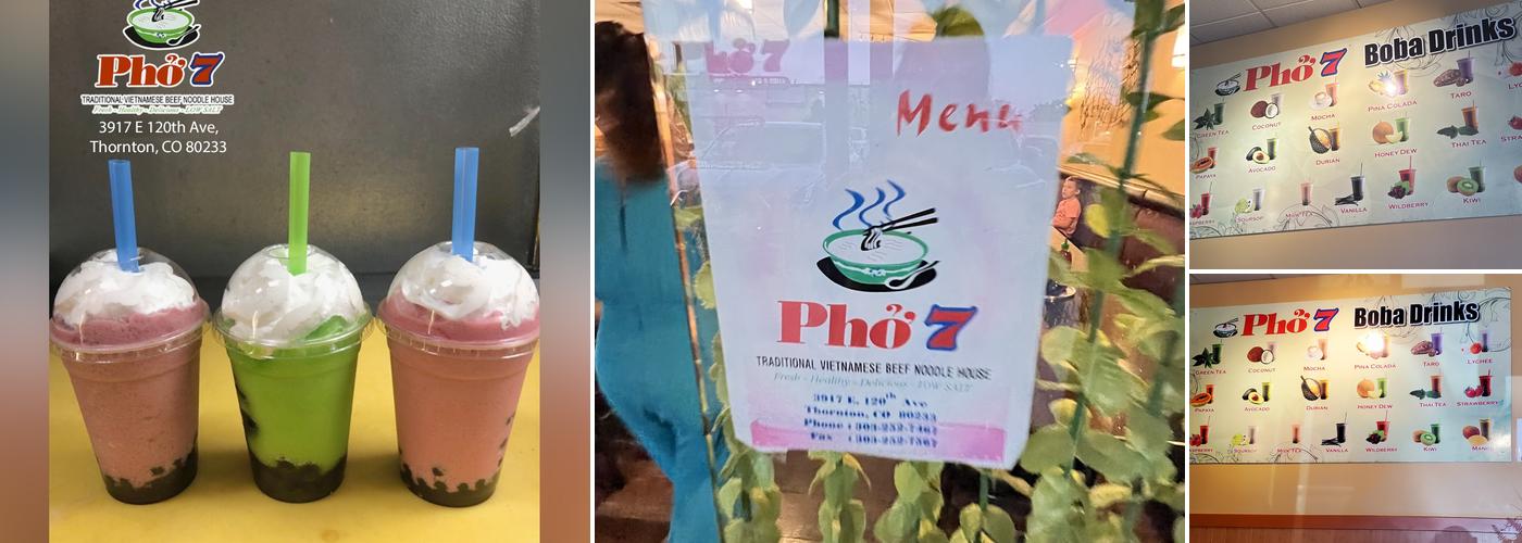 Phở 7 Menu