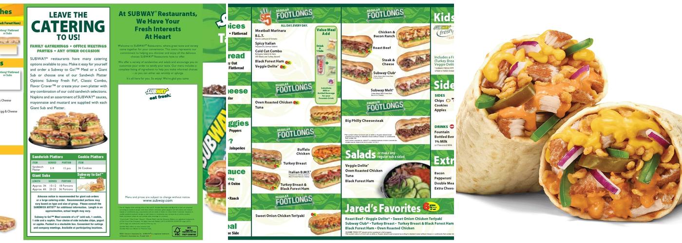 Subway Menu