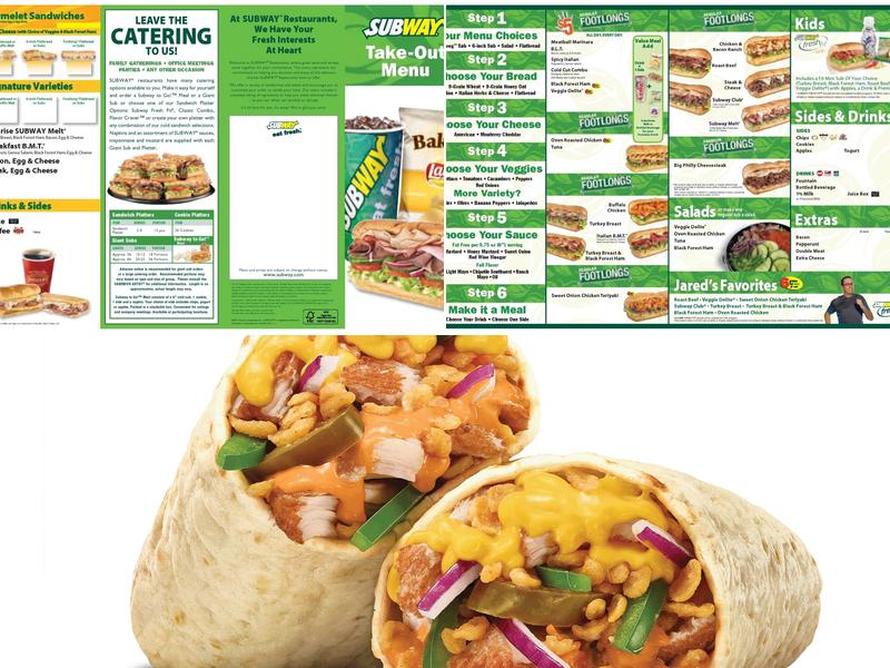 Subway Menu