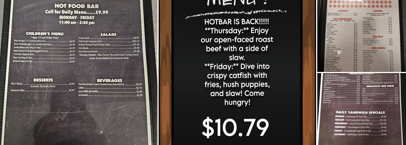 Chuck's Deli Menu