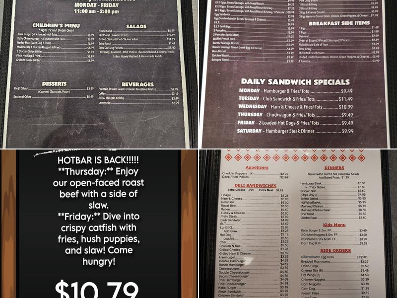 Chuck's Deli Menu