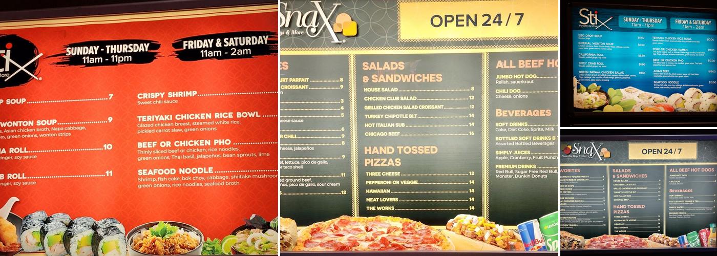 Stix Menu