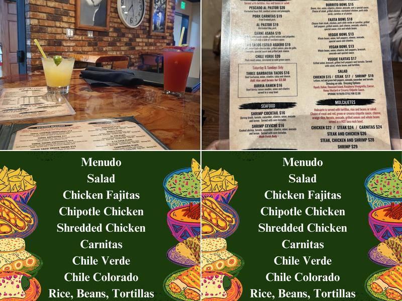 El Arroyo | Cantina & Méxican Kitchen Menu