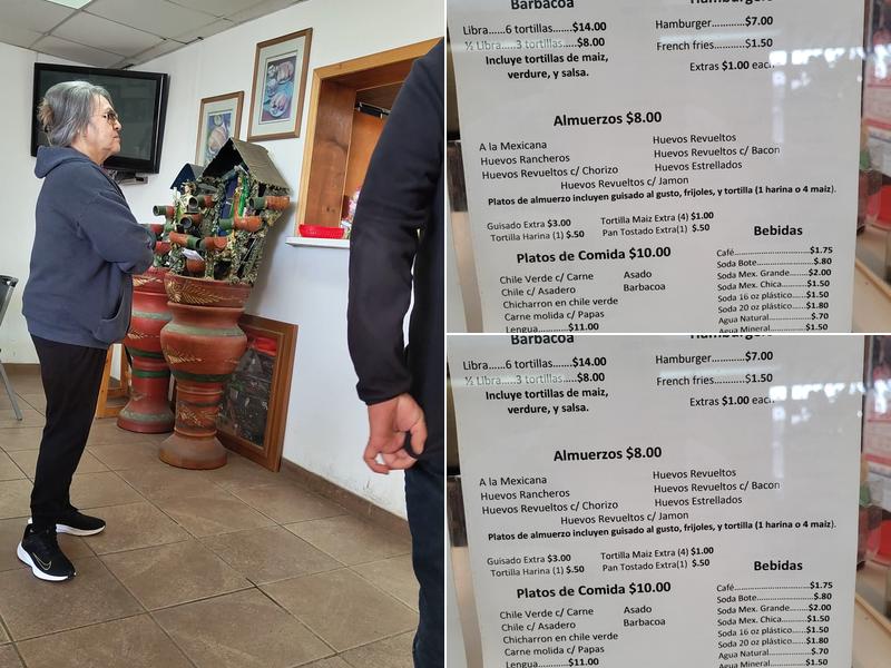 Panaderia Diana Menu