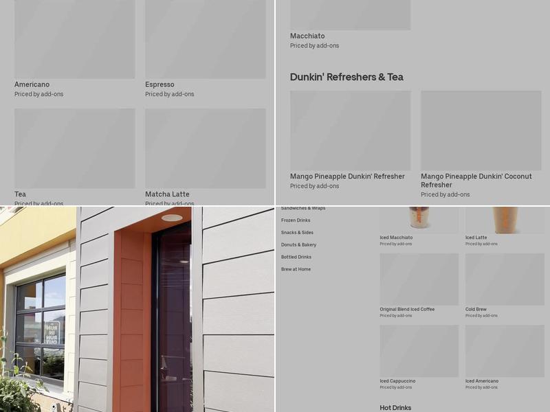 Dunkin' Menu