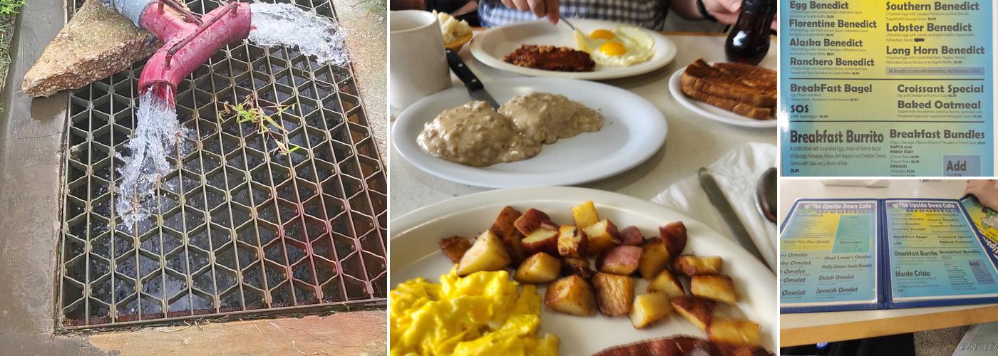 Upside Down cafe Menu