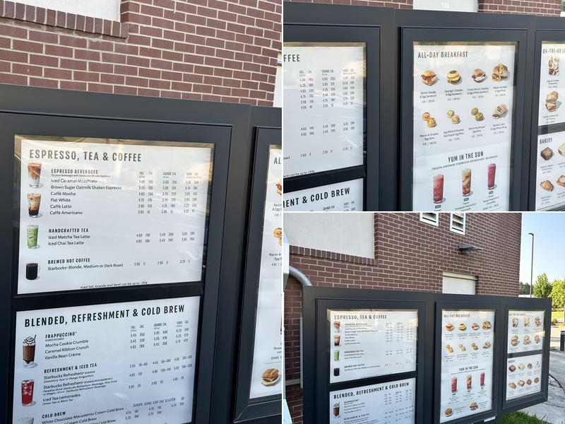 Starbucks Menu