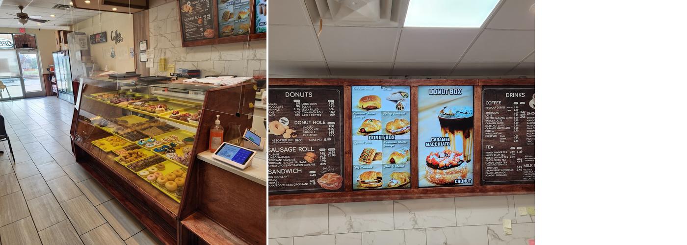 Donut box Menu
