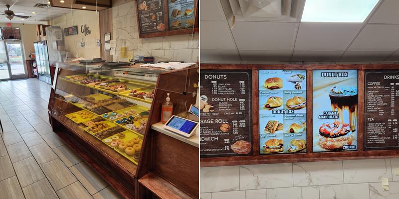 Donut box Menu