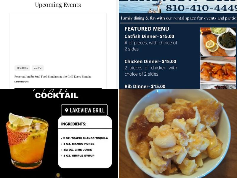 Lakeview Grill Menu