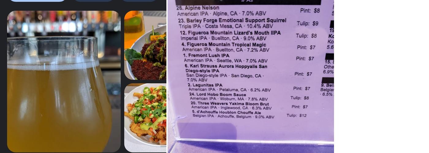 Stage 71 Menu