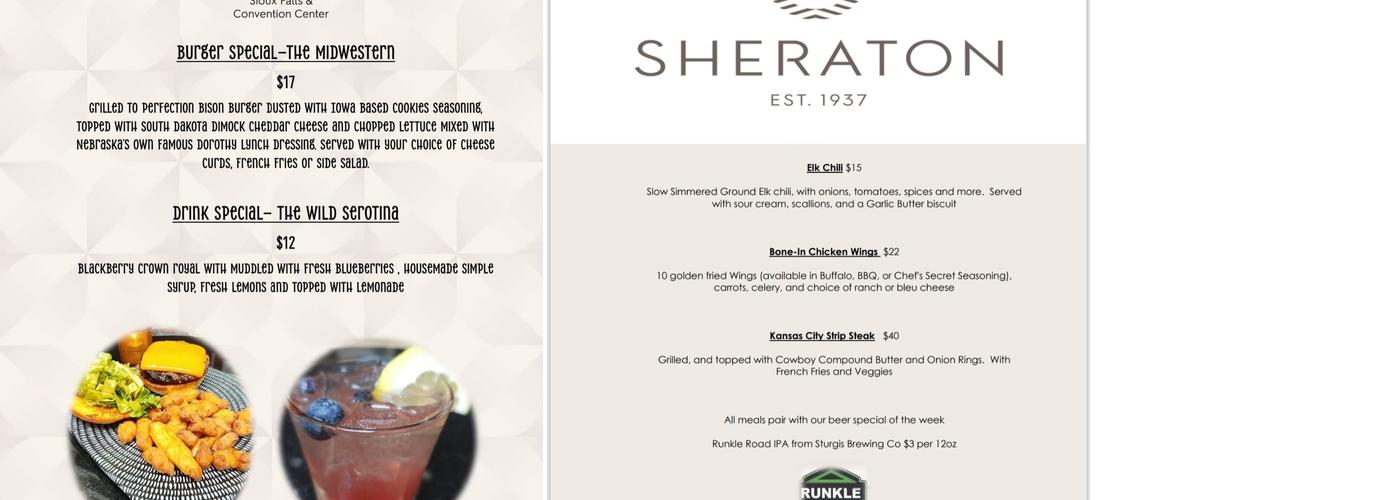 Waters Edge Lounge Menu