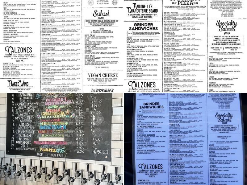 Aviator Pizza & Drafthouse Menu