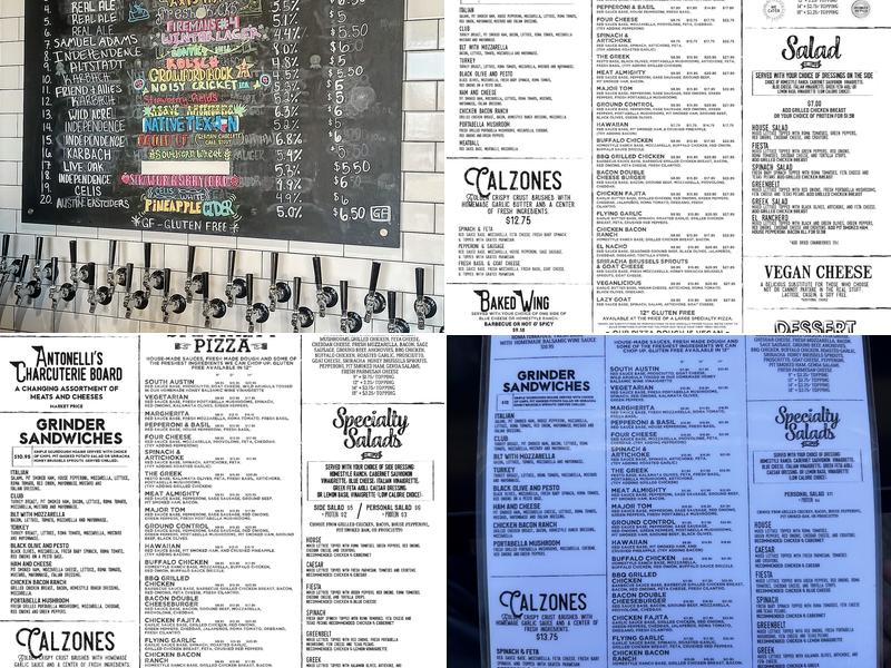 Aviator Pizza & Drafthouse Menu