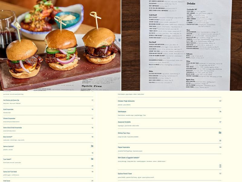 Cabra Menu