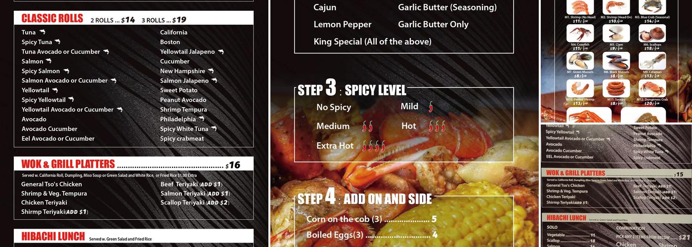 IZUMI JAPANESE HIBACHI Menu