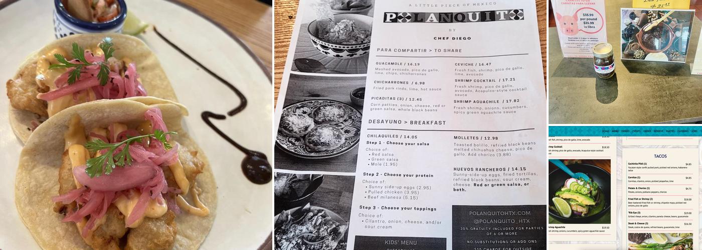 Polanquito Menu