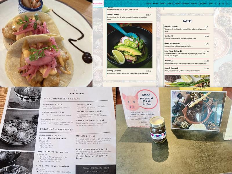 Polanquito Menu