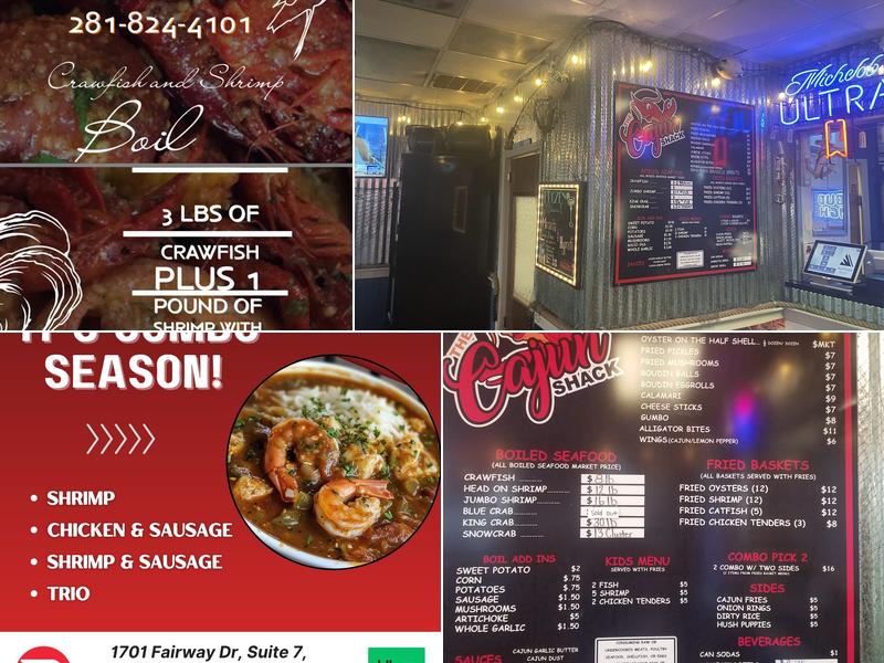 The Cajun Shack Menu