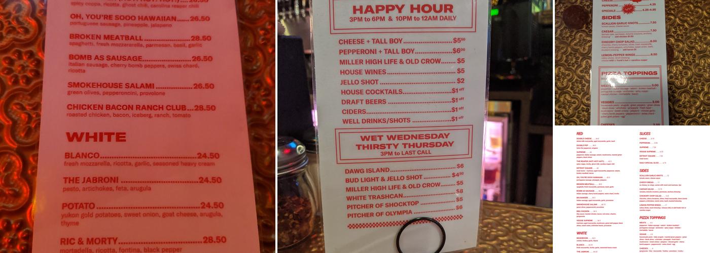 Supreme Menu