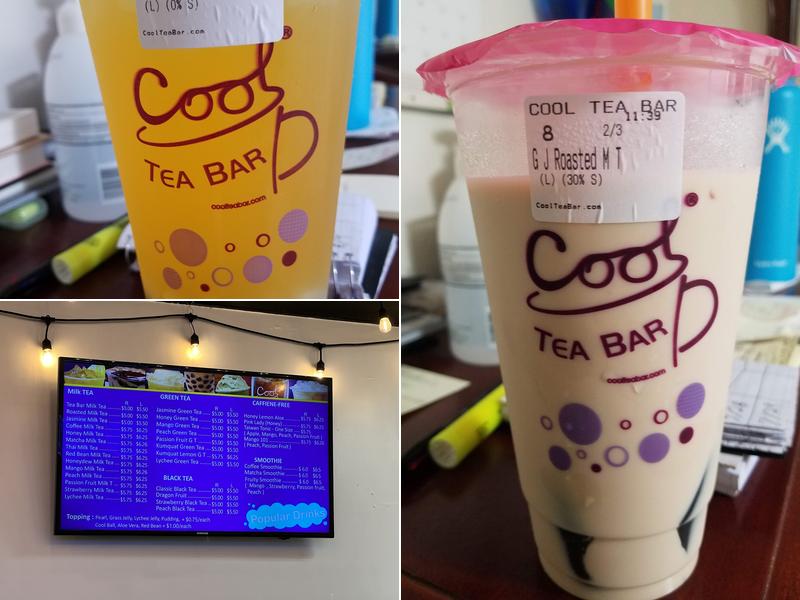 Cool Tea Bar Menu